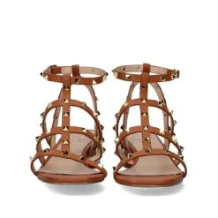 SANDALIA KATY 247 - TAN/GOLD