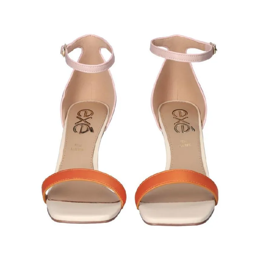 SANDALIA LILIAN 055 - NUDE/ORANGE