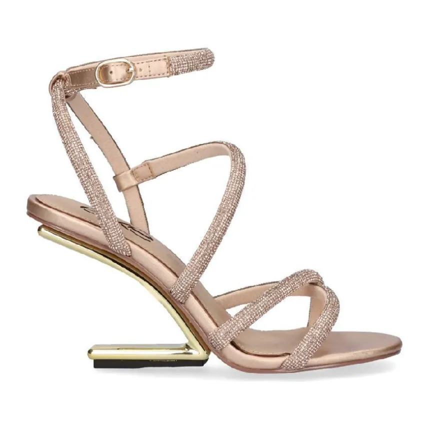 SANDALIA MAGGIE 810 - PINK/GOLD