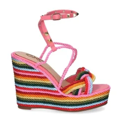 SANDÁLIA CUNHA NAOMI 920 - MULTICOLOR