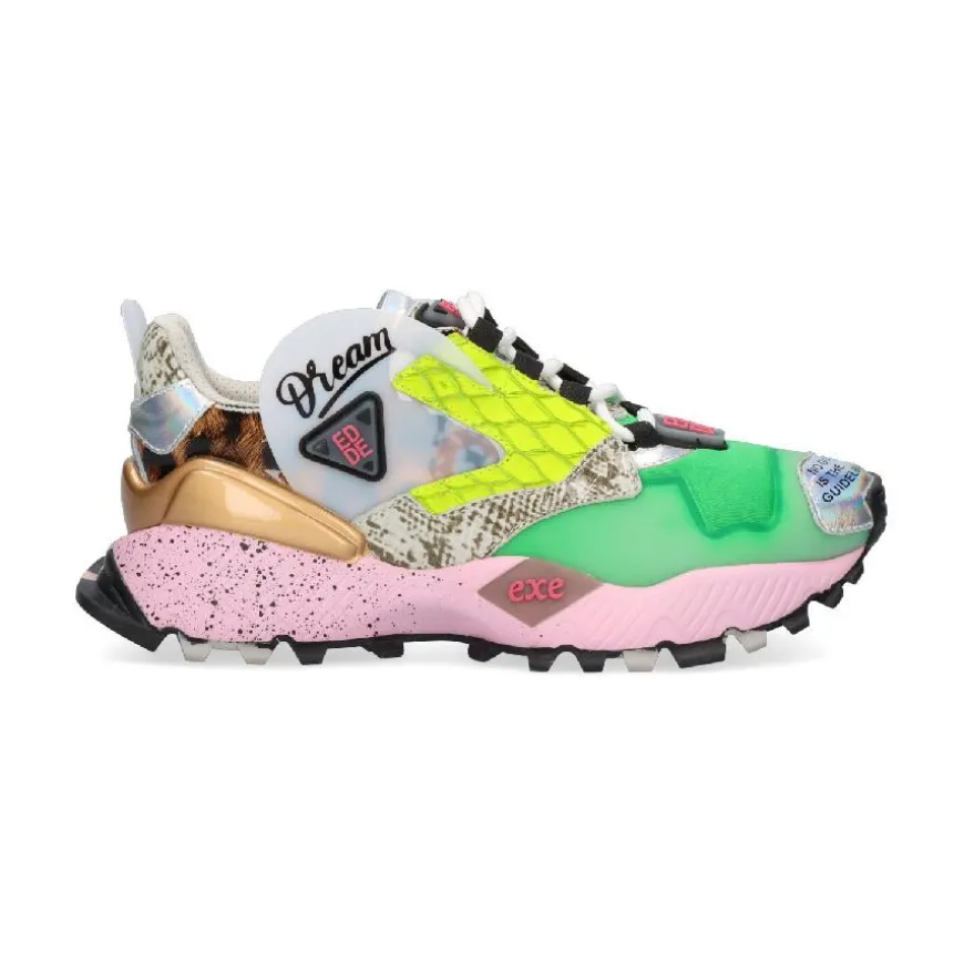 Sapatilha 928-3 - Green/Pink