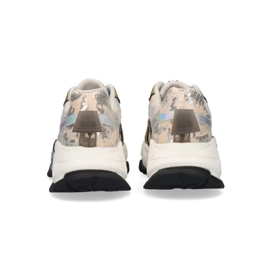 SAPATILHA 901-8 - GREY/GOLD